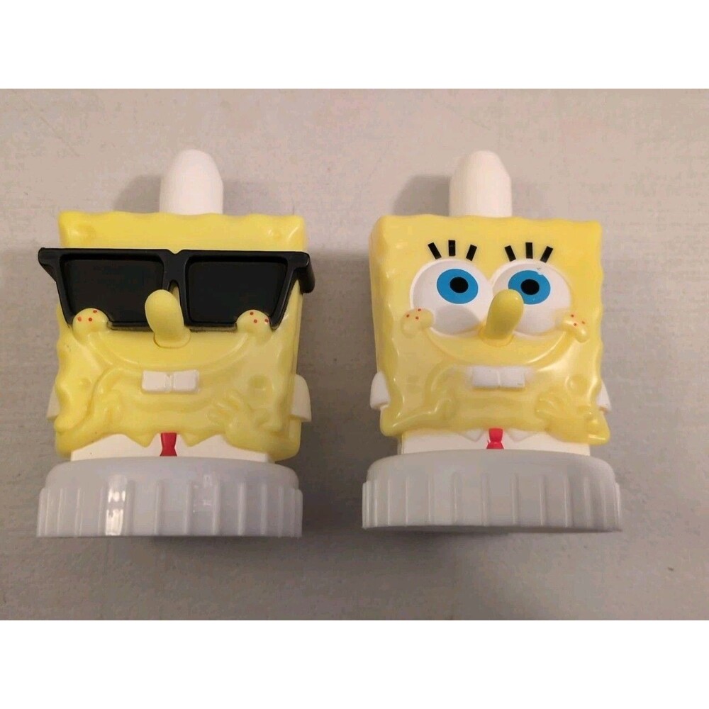 Spongebob Squarepants Juice Bottle Topper Good 2 Grow Lot 2 Sunglasses 2016-17